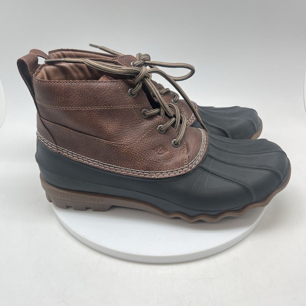 Sperry Boots Mens 12 Brewster Low Waterproof Boot Brown STS22783‎ Outdoor Shoes
